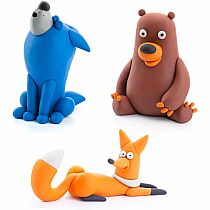 HEY CLAY FOREST ANIMALS