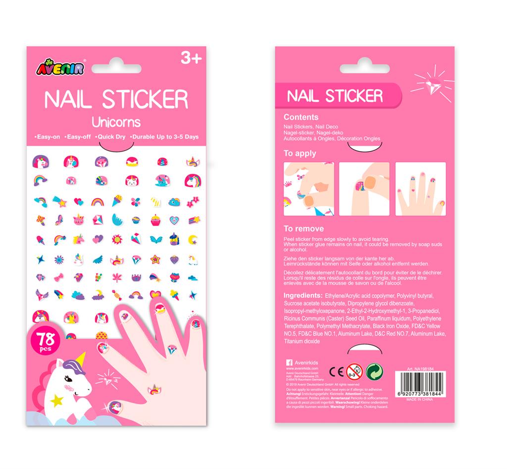 Avenir Nail Stickers Asst Over The Rainbow