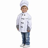Jr. Chef Jacket w/ Hat, size Large