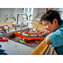 LEGO USCG  RESCUE BOAT/HELICOPTER