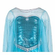 Ice Queen Dress With Cape (Size 3-/4
