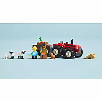 LEGO RED FARM TRACTOR TRAILER