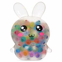 RAINBOW BUNNY SQUEEZE TOY