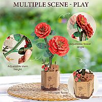 WOODEN PUZZLE RED CAMELIA
