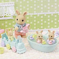 CC TRIPLETS BABY BATHTIME SET--CALICO CRITTERS