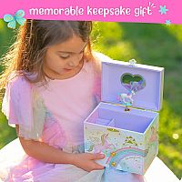 UNICORN RBW JEWELRY BOX 2 DR