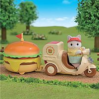 CC HAMBURGER STAND--CALICO CRITTERS