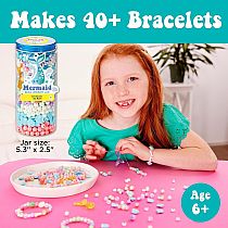 BEAD JEWELRY JAR MERMAID