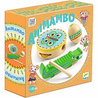 TAMBOURINE MARACAS GUIRO SET