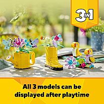 LEGO FLOWERS IN WATERING CAN