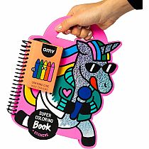 UNICORN SUPER COLORING /STKR B