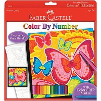Color by Number Bloomin Butterflies