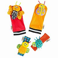 Gardenbug Foot Finder and Wrist Rattle Set