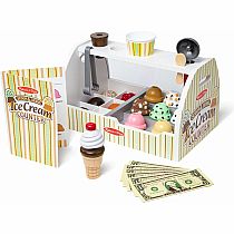 Melissa & Doug Wooden Scoop & Serve Ice Cream Counter