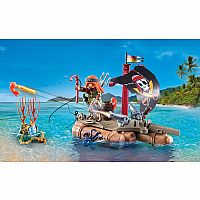 PM PIRATE RAFT WITH TREASURE