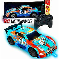 RC LIGHTNING RACER BLUE/ORANGE