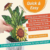 POP UP COLORING SUNFLOWERS