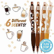 COFFEE SCENTED PENS SET OF 6