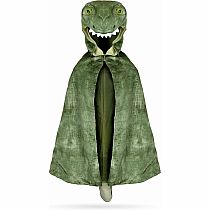 T-Rex Hooded Cape - Green