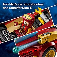 LEGO IRON MAN CAR V RED HULK
