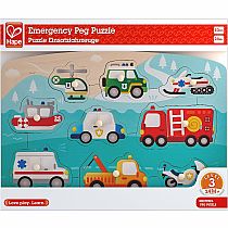 EMERGENCY PEG PUZZLE VEHICLES