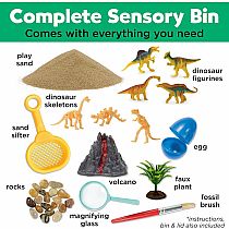 SENSORY BIN DINOSAUR DIG
