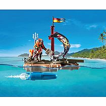 PM PIRATE RAFT WITH TREASURE