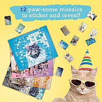 KLUTZ CATS KITTENS STICKER MOSAIC