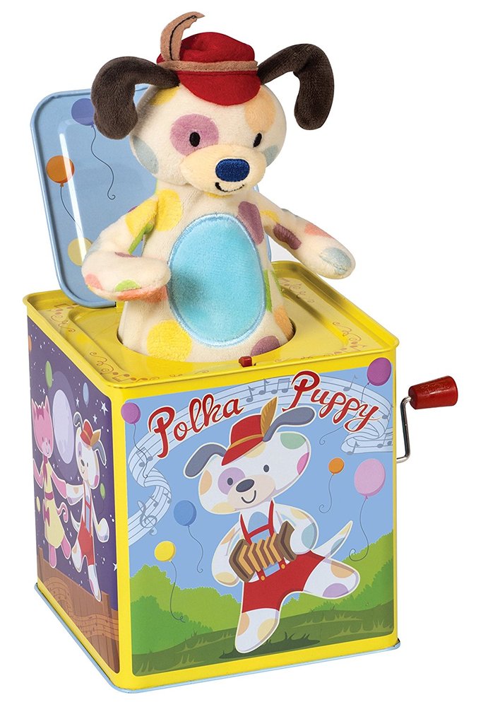 polka puppy jack in the box