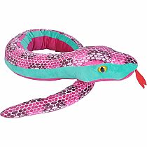 SNAKE 54" HONEYCOMB PINK