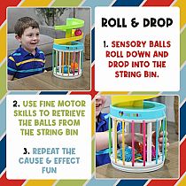 ROLL & DROP 3 IN 1 SENSORY TOY
