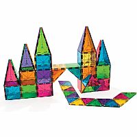 Magna-Tiles® Clear Colors 100 Piece Set