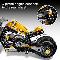 LEGO YELLOW MOTORCYCLE