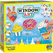 RAINBOW SPRINKLES WINDOW ART