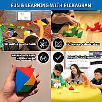 PICKAGRAM 3D ART TANAGRAM MAGN