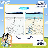 BLUEY AQUA ART