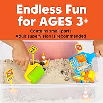 SENSORY BIN CONSTRUCTION ZONE