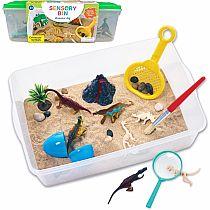 SENSORY BIN DINOSAUR DIG