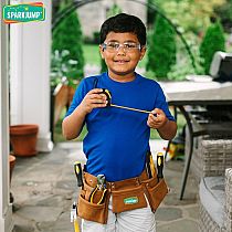 KIDS DLX TOOL SET/LEATHER BELT