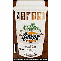 COFFEE SCENTED PENS SET OF 6