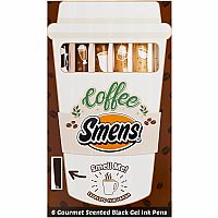 COFFEE SCENTED PENS SET OF 6