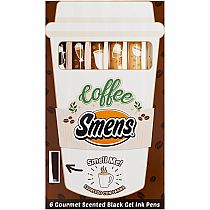 COFFEE SCENTED PENS SET OF 6