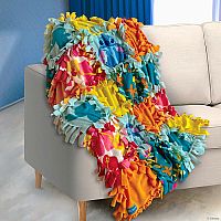 DISNEY STITCH NO SEW BLANKET