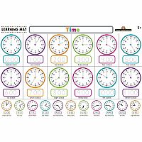 TIME LEARNING MAT