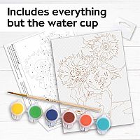Paint by Number Sunflowers