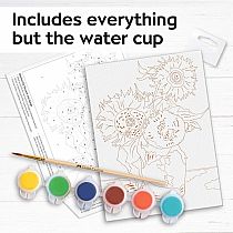 Paint by Number Sunflowers