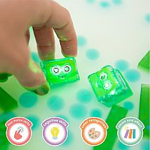 LIGHT UP CUBES PIPPA GREEN