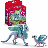 Flower Dragon And Baby
