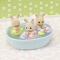 CC TRIPLETS BABY BATHTIME SET--CALICO CRITTERS