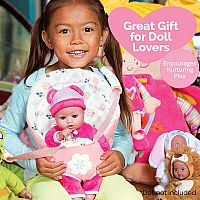PINK BLOOMS BABY SNUGGLE CARRIAGE